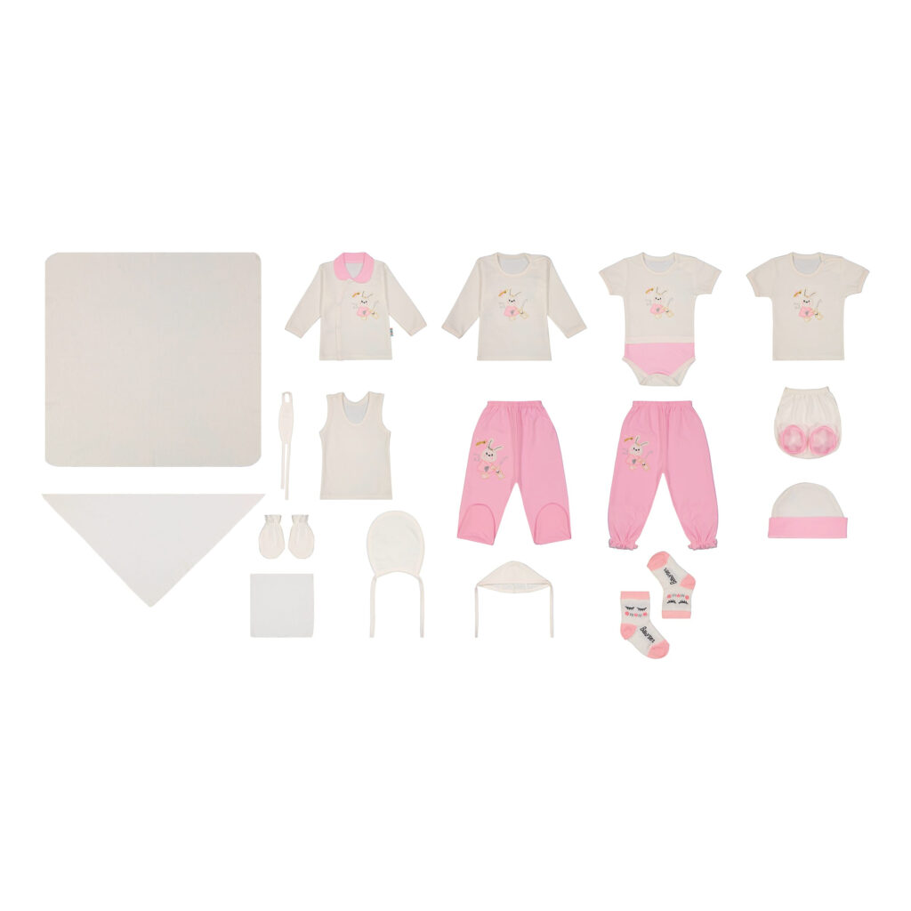 ست 17 تکه لباس نوزادی مدل پانی